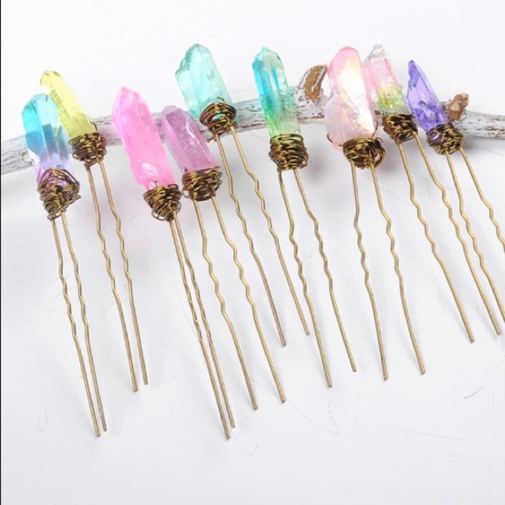 🎉Bohemian crystal hair Pin 1pcs - Picture 5 of 5